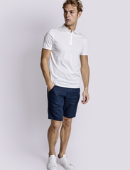 Bruun & Stengade - BS Natesan Regular Fit Polo Shirt - lyhythihaiset - white - 2