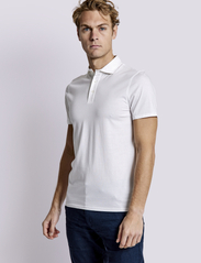 Bruun & Stengade - BS Natesan Regular Fit Polo Shirt - lyhythihaiset - white - 3