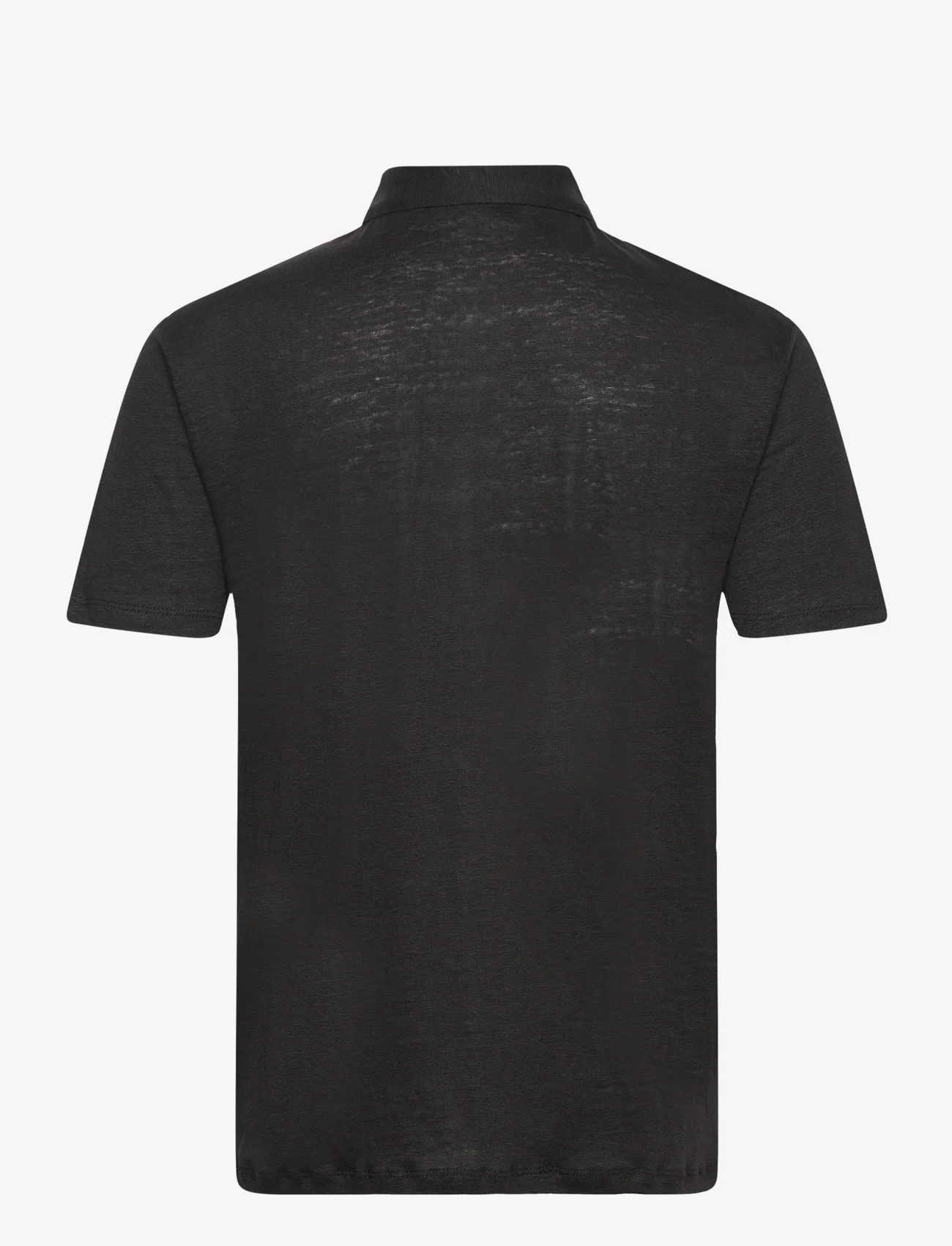 Bruun & Stengade - BS Akter Regular Fit Polo Shirt - lyhythihaiset - black - 1