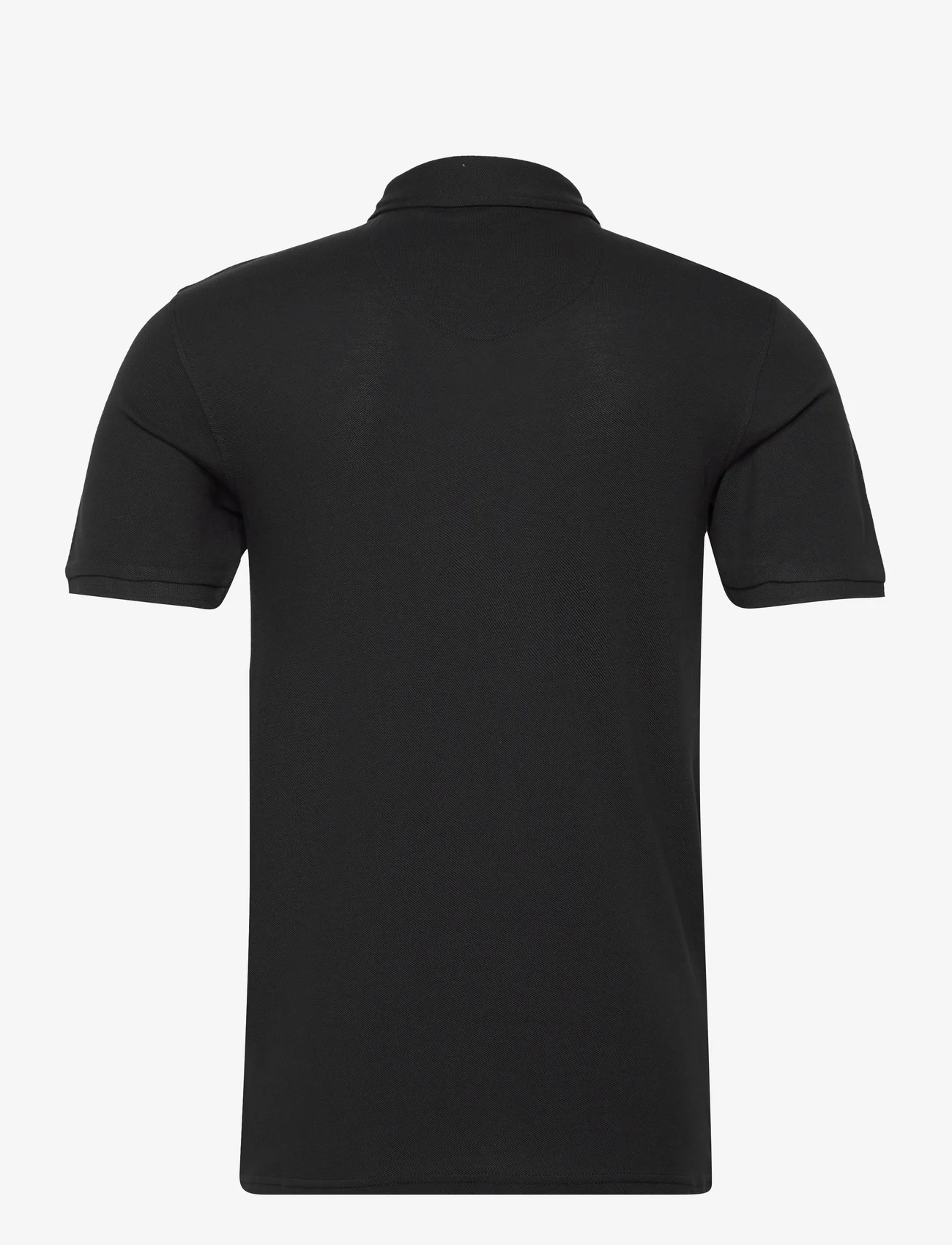 Bruun & Stengade - BS Monir Regular Fit Polo Shirt - short-sleeved polos - black - 1