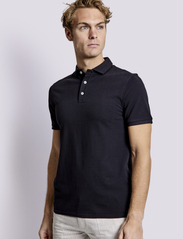 Bruun & Stengade - BS Monir Regular Fit Polo Shirt - kortärmade pikéer - black - 3