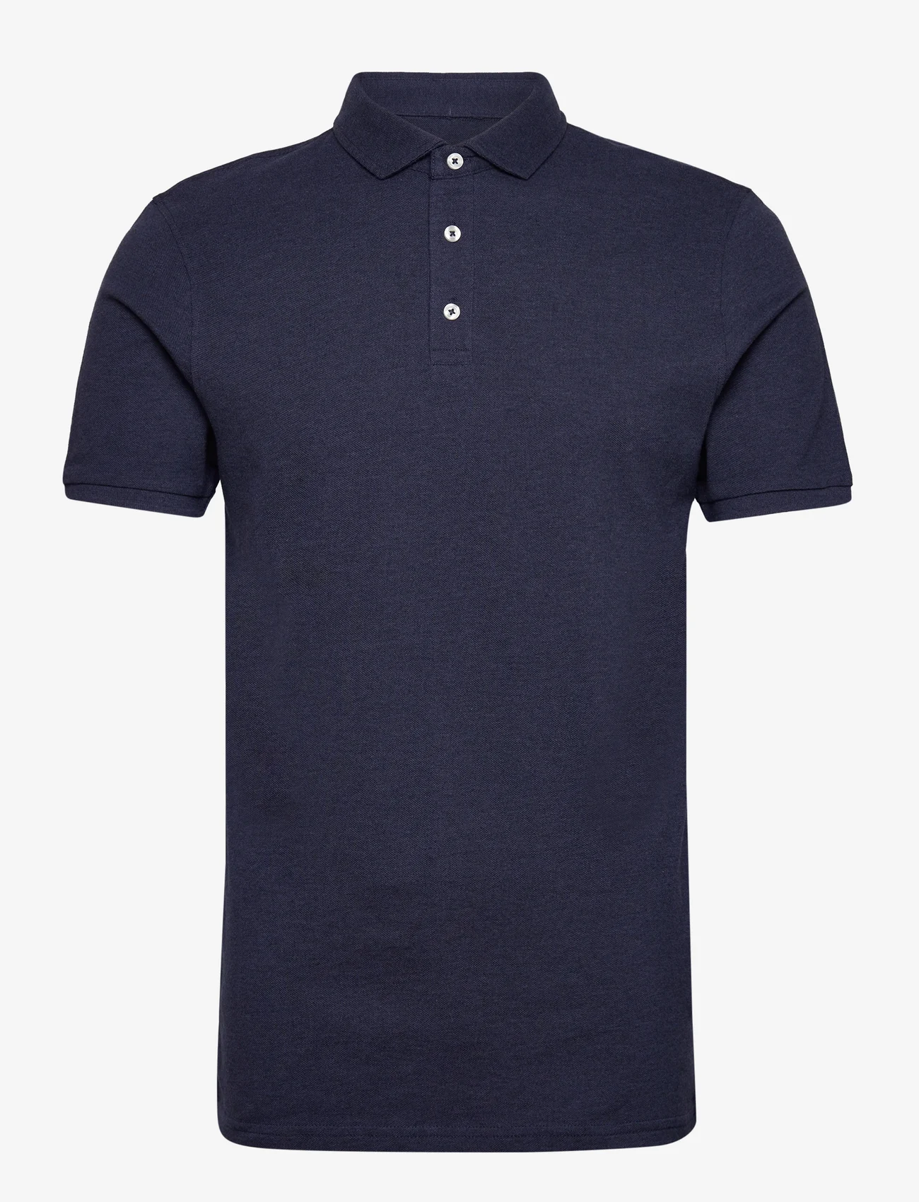 Bruun & Stengade - BS Monir Regular Fit Polo Shirt - lyhythihaiset - blue - 0
