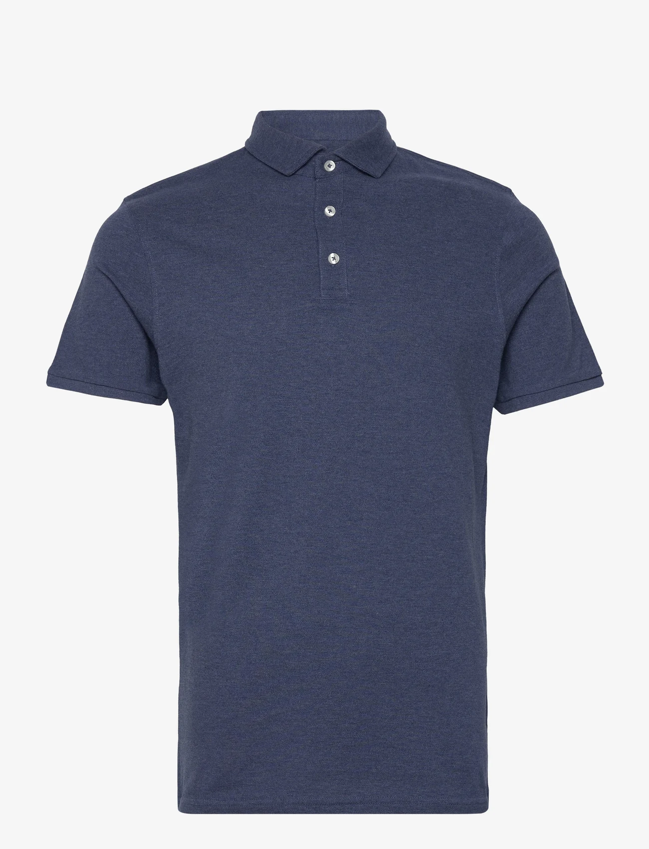 Bruun & Stengade - BS Monir Regular Fit Polo Shirt - short-sleeved polos - ocean - 0