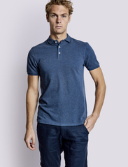 Bruun & Stengade - BS Monir Regular Fit Polo Shirt - short-sleeved polos - ocean - 3