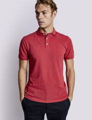 Bruun & Stengade - BS Monir Regular Fit Polo Shirt - short-sleeved polos - red - 3