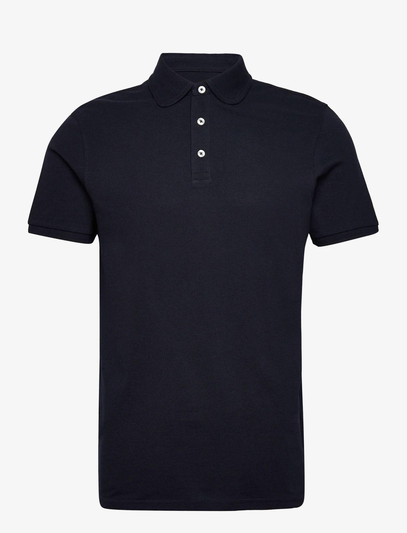 Bruun & Stengade - BS Carreira Regular Fit Polo Shirt - kortärmade pikéer - navy - 0
