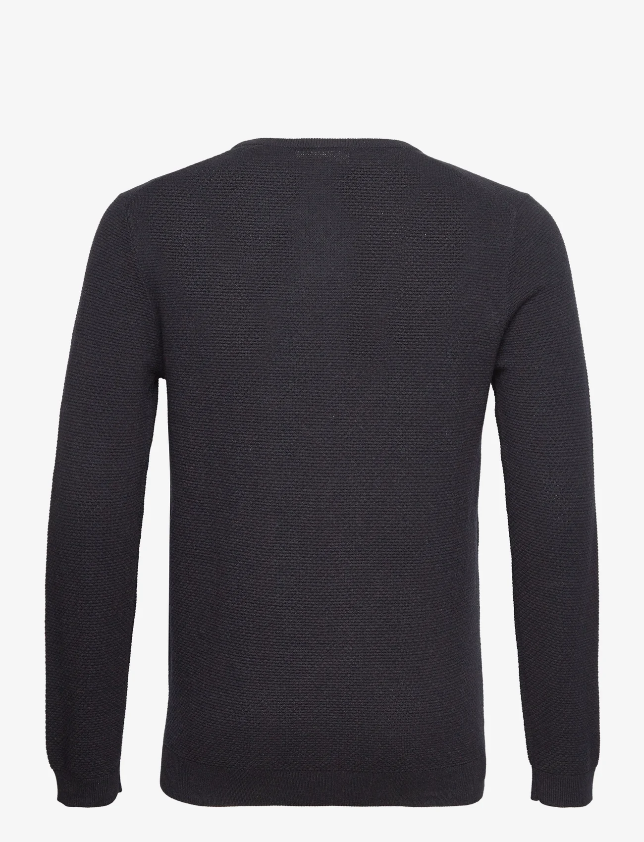 Bruun & Stengade - BS Hebert Regular Fit Knitwear - stickade basplagg - thunder - 1