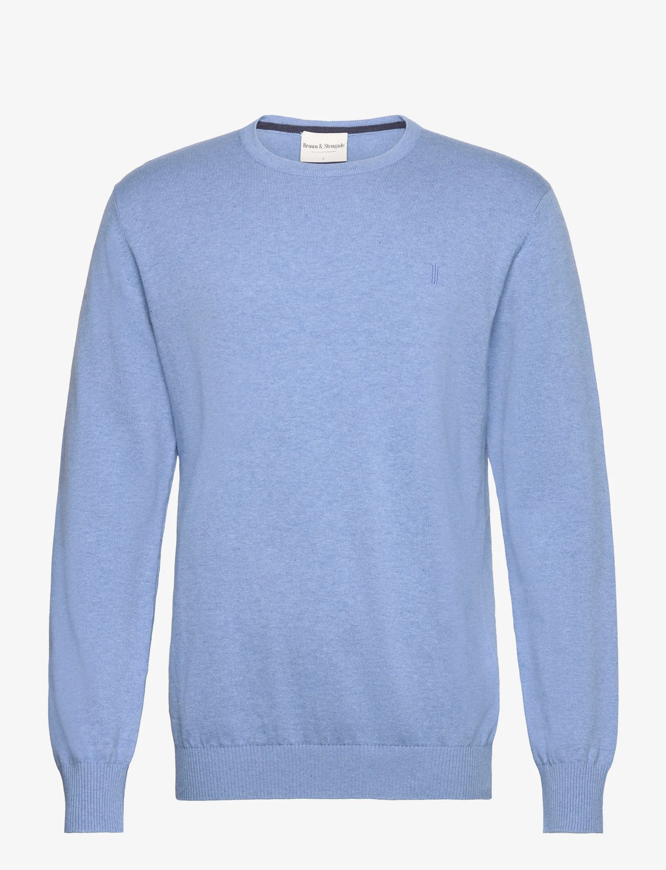 Bruun & Stengade - BS Jupiter Regular Fit Knitwear - trøjer - blue - 0