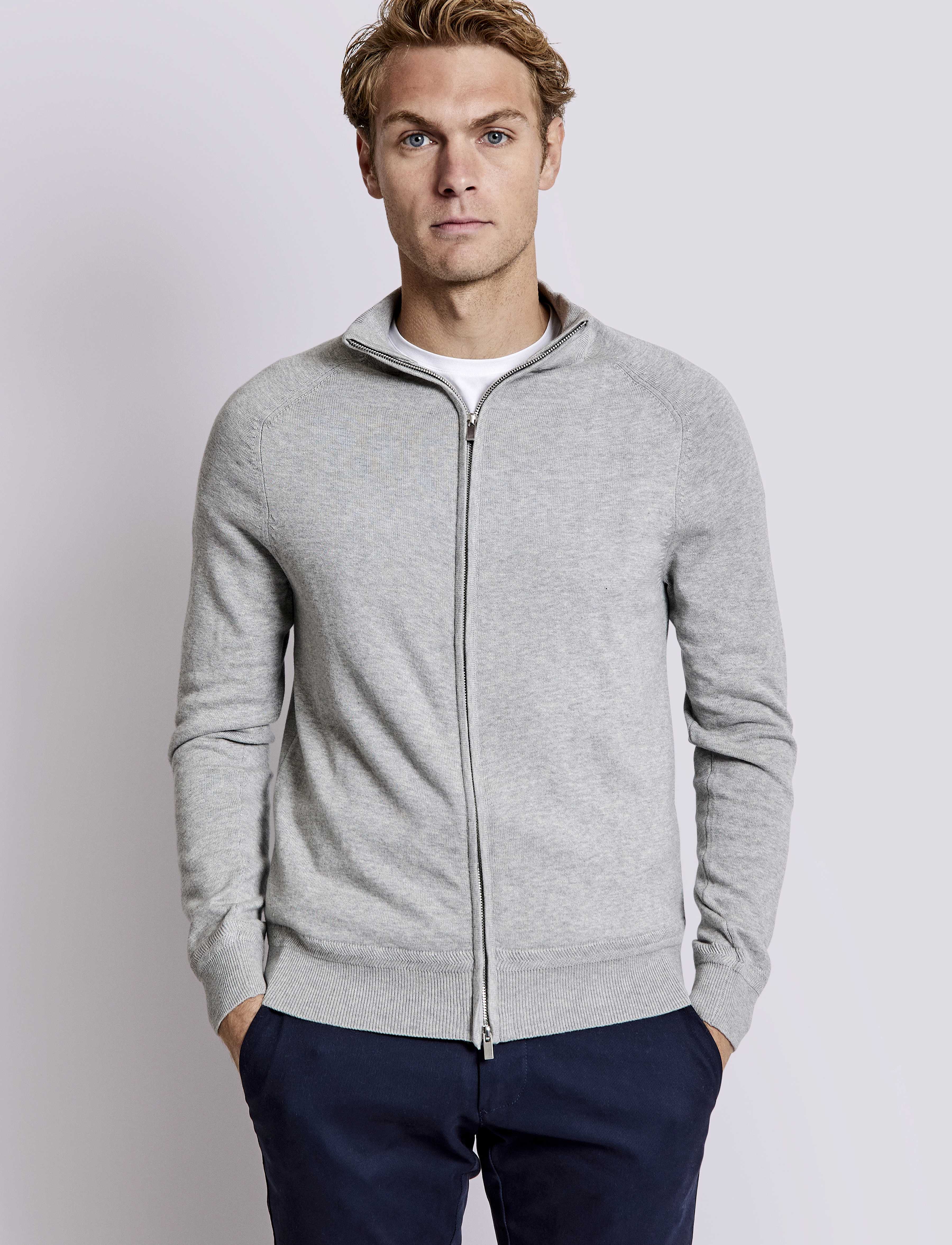 Bruun & Stengade - BS Ademir Regular Fit Knitwear - light grey - 3