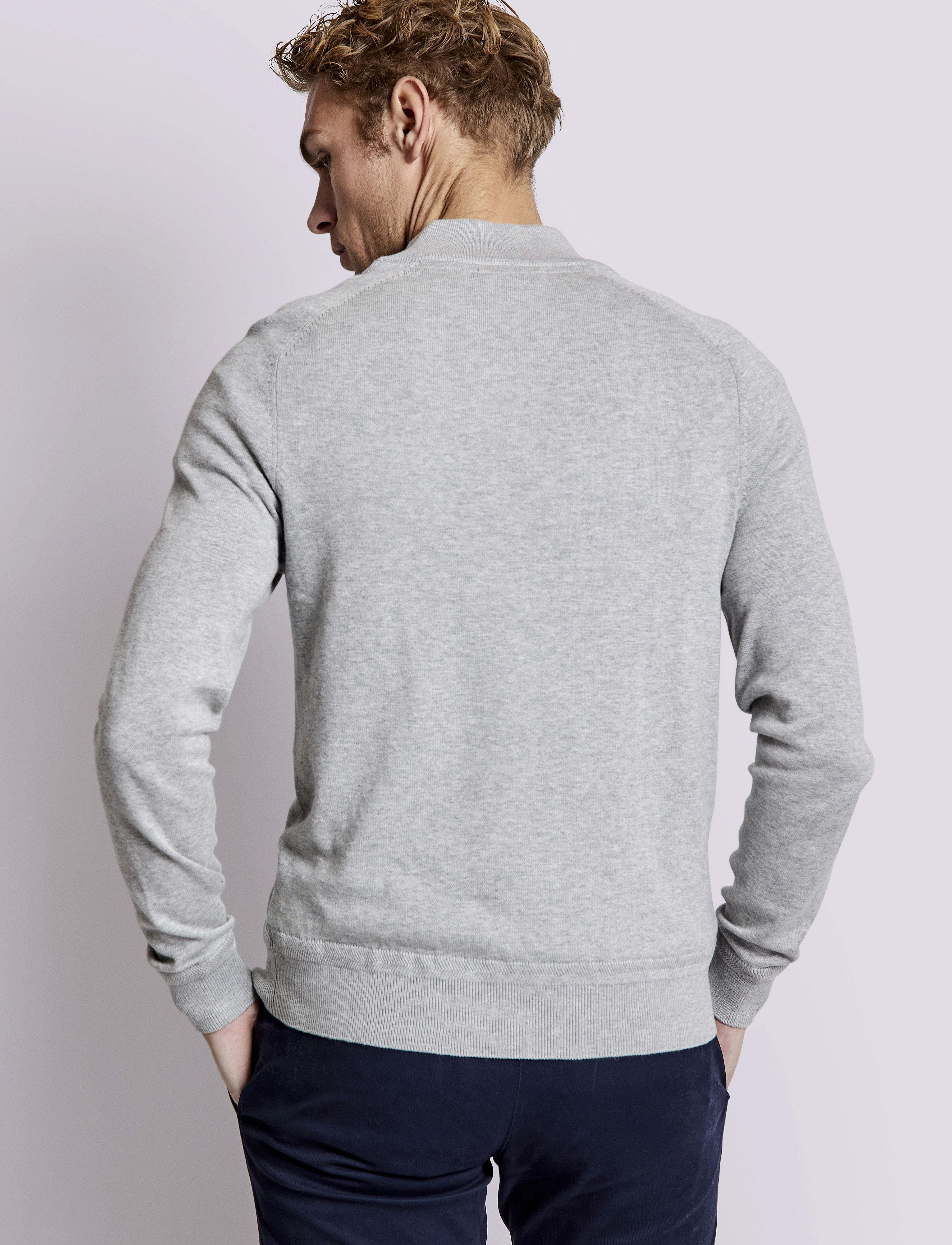 Bruun & Stengade - BS Ademir Regular Fit Knitwear - light grey - 4