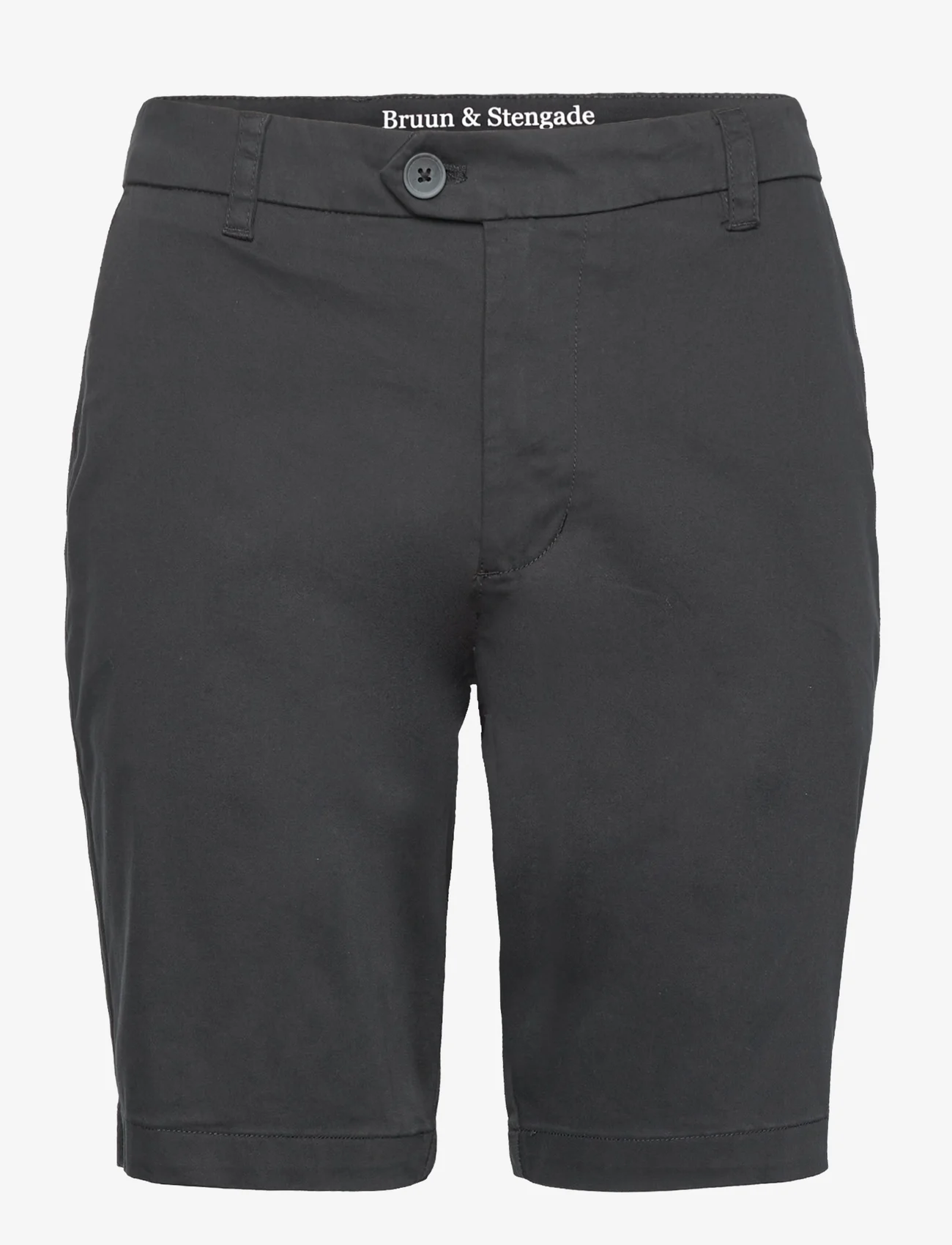 Bruun & Stengade - BS Cho Regular Fit Shorts - „chino“ stiliaus šortai - black - 0