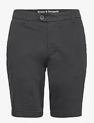 Bruun & Stengade - BS Cho Regular Fit Shorts - „chino“ stiliaus šortai - black - 0
