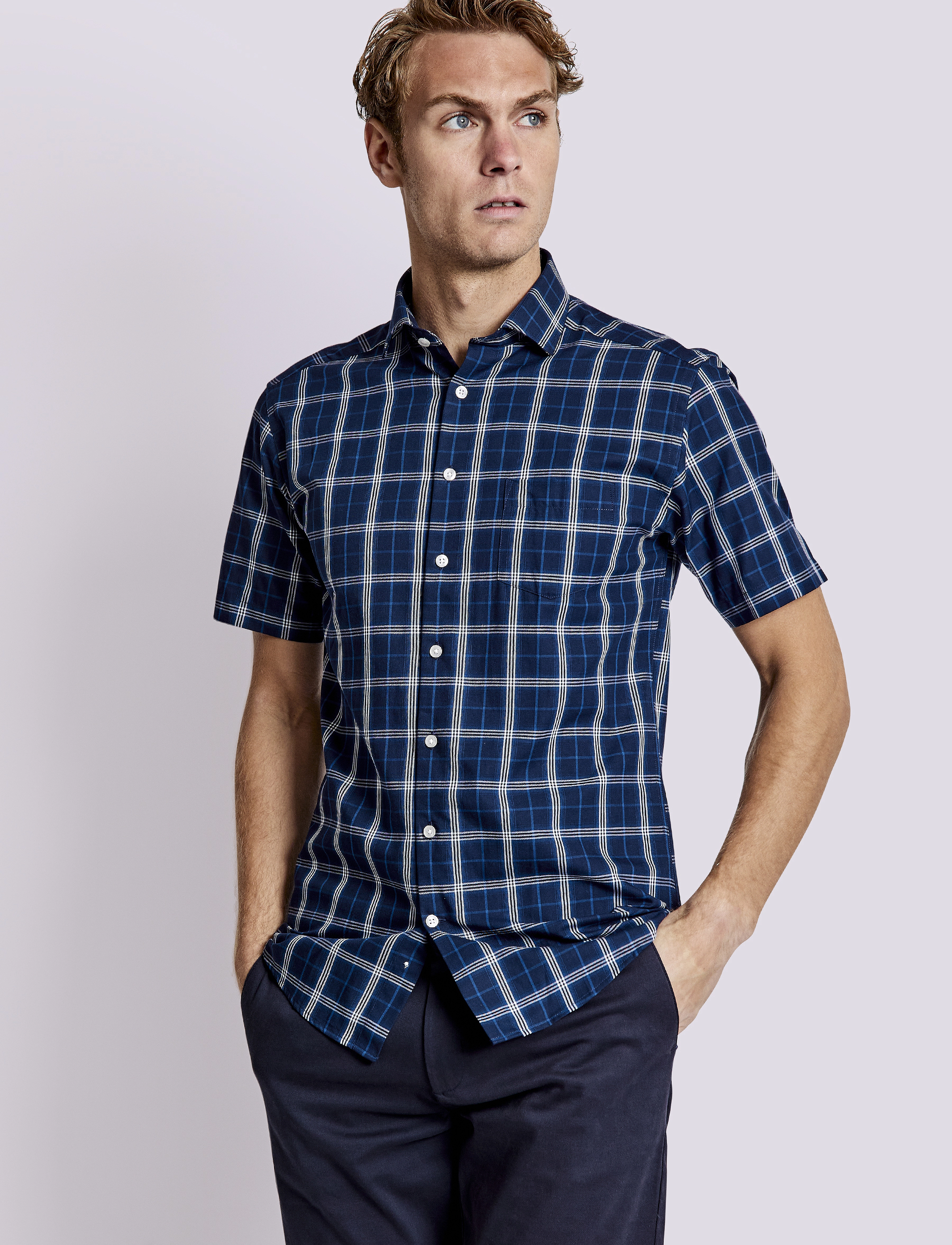 Bruun & Stengade - BS Haseeb Modern Fit Shirt - navy - 3