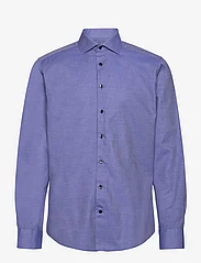 Bruun & Stengade - BS Nadim Slim Fit Shirt - peruskauluspaidat - blue - 0