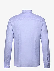 Bruun & Stengade - BS Sevilla Casual Slim Fit Shirt - pellavakauluspaidat - light blue - 1