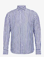 BS Valencia Casual Slim Fit Shirt - BLUE/WHITE