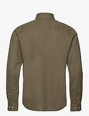 Bruun & Stengade - BS Ferrol Casual Slim Fit Shirt - pellavakauluspaidat - army - 1