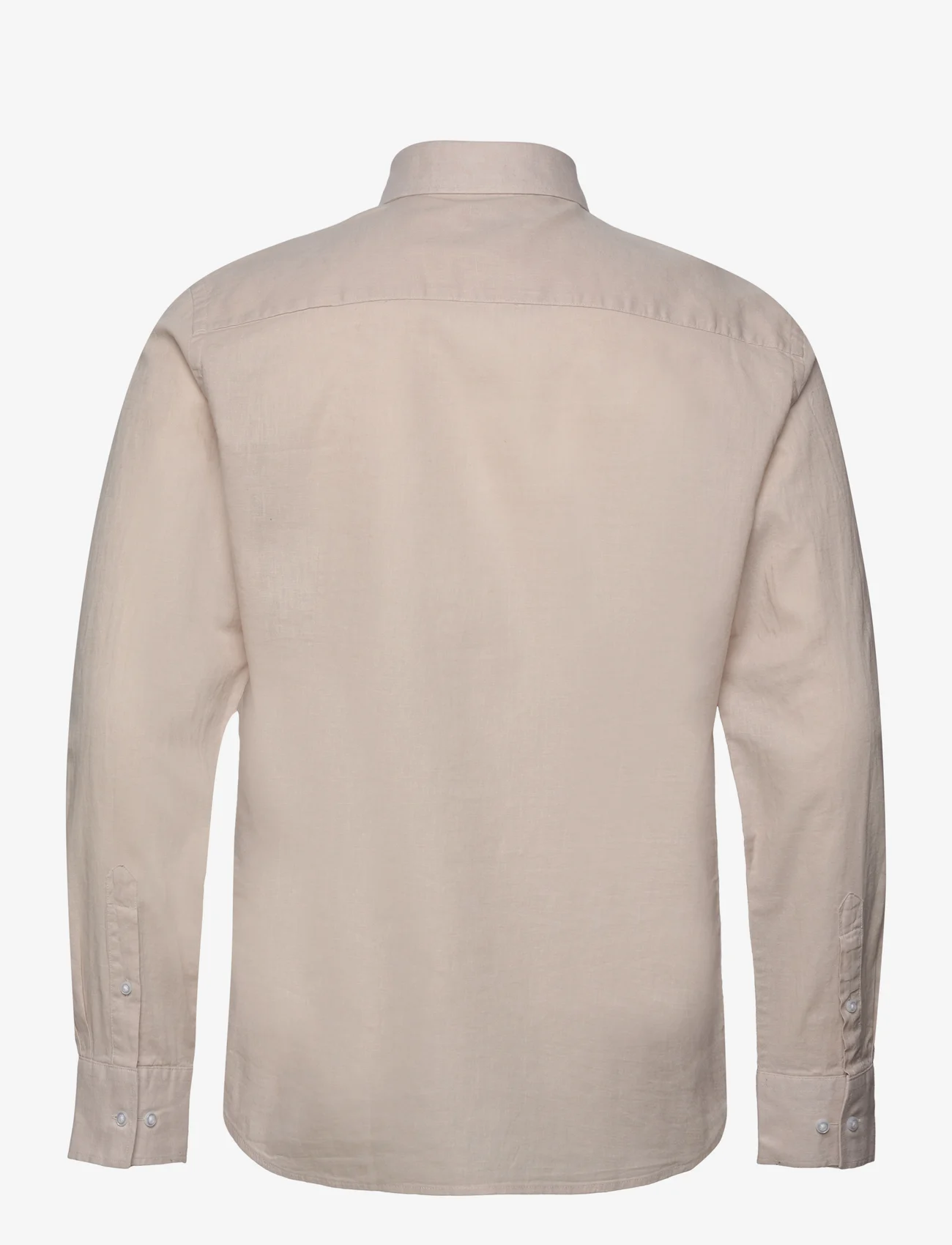 Bruun & Stengade - BS Ferrol Casual Slim Fit Shirt - linneskjortor - kit - 1