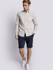 Bruun & Stengade - BS Ferrol Casual Slim Fit Shirt - linneskjortor - kit - 2