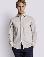 Bruun & Stengade - BS Ferrol Casual Slim Fit Shirt - linneskjortor - kit - 3