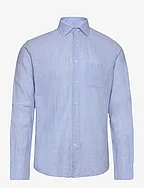 BS Ferrol Casual Slim Fit Shirt - LIGHT BLUE