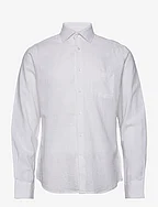 BS Ferrol Casual Slim Fit Shirt - WHITE