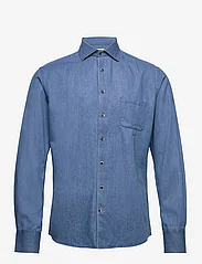 Bruun & Stengade - BS Vitoria Casual Slim Fit Shirt - jeansskjortor - blue - 0