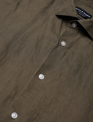 Bruun & Stengade - BS Taishi Casual Modern Fit Shirt - leinenhemden - army - 3