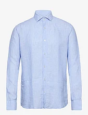 Bruun & Stengade - BS Taishi Casual Modern Fit Shirt - linneskjortor - light blue - 0