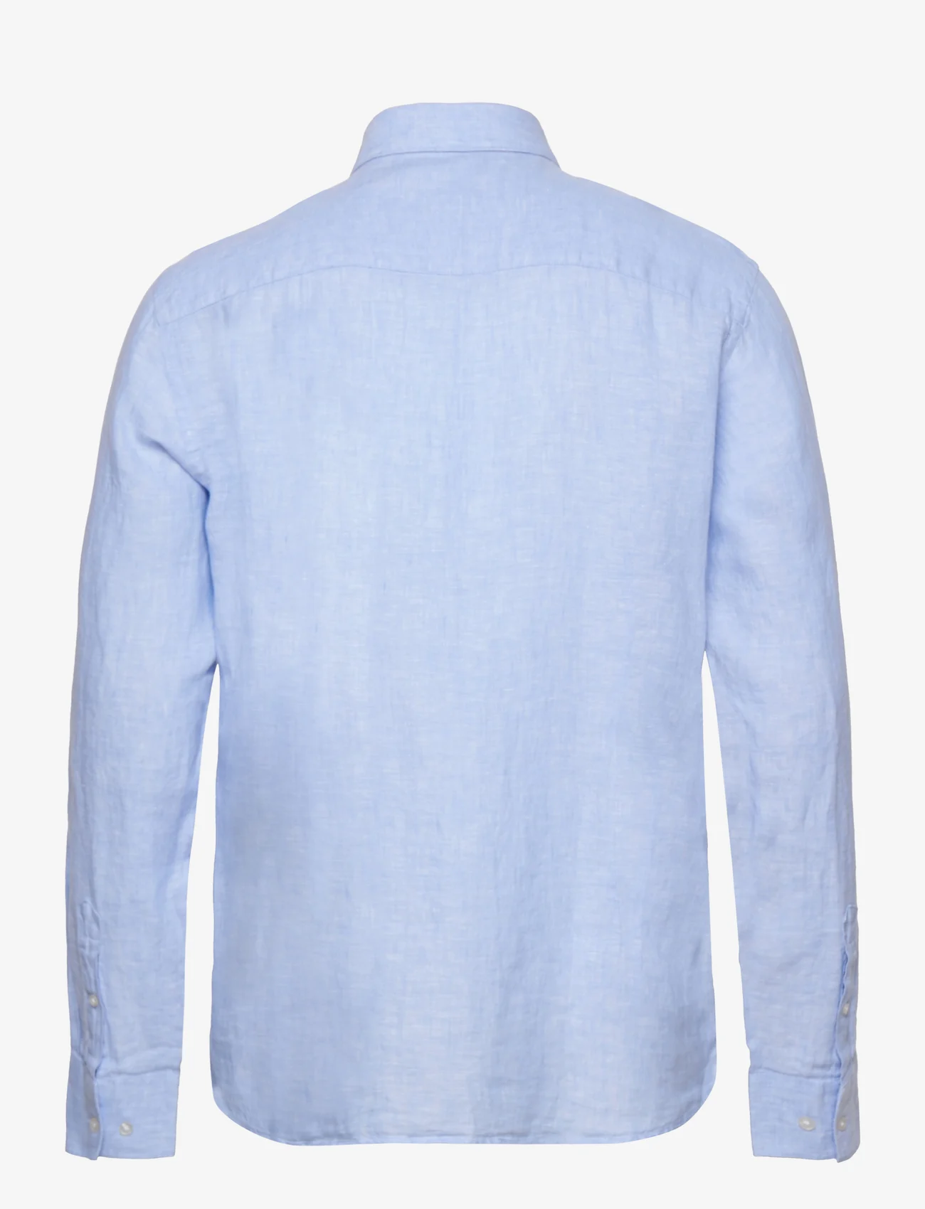 Bruun & Stengade - BS Taishi Casual Modern Fit Shirt - leinenhemden - light blue - 1