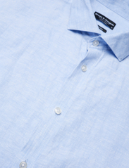 Bruun & Stengade - BS Taishi Casual Modern Fit Shirt - pellavakauluspaidat - light blue - 2