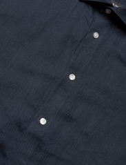 Bruun & Stengade - BS Taishi Casual Modern Fit Shirt - linen shirts - navy - 3