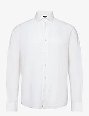 Bruun & Stengade - BS Taishi Casual Modern Fit Shirt - linen shirts - white - 0