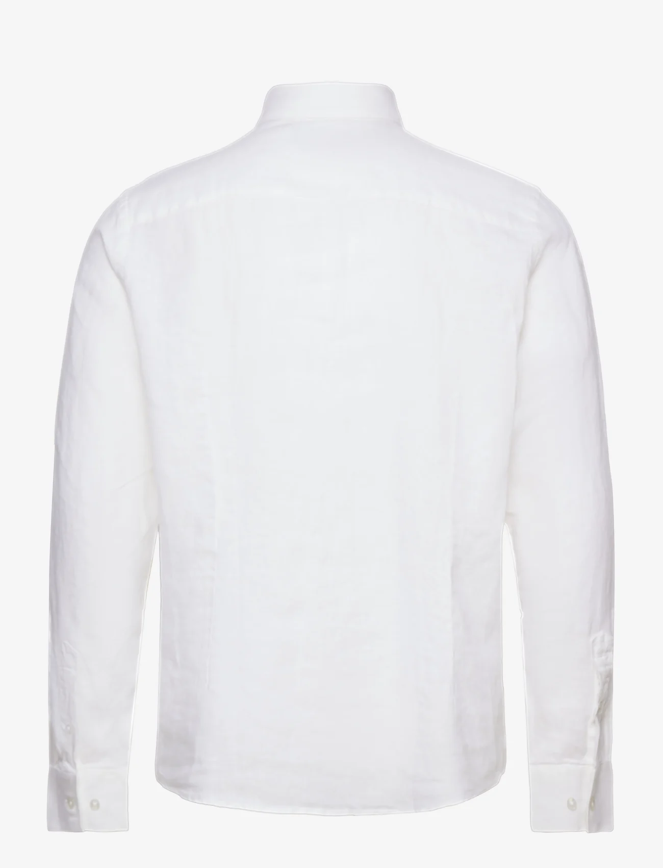 Bruun & Stengade - BS Taishi Casual Modern Fit Shirt - linskjorter - white - 1