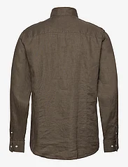 Bruun & Stengade - BS Bilbao Casual Modern Fit Shirt - hørskjorter - army - 1