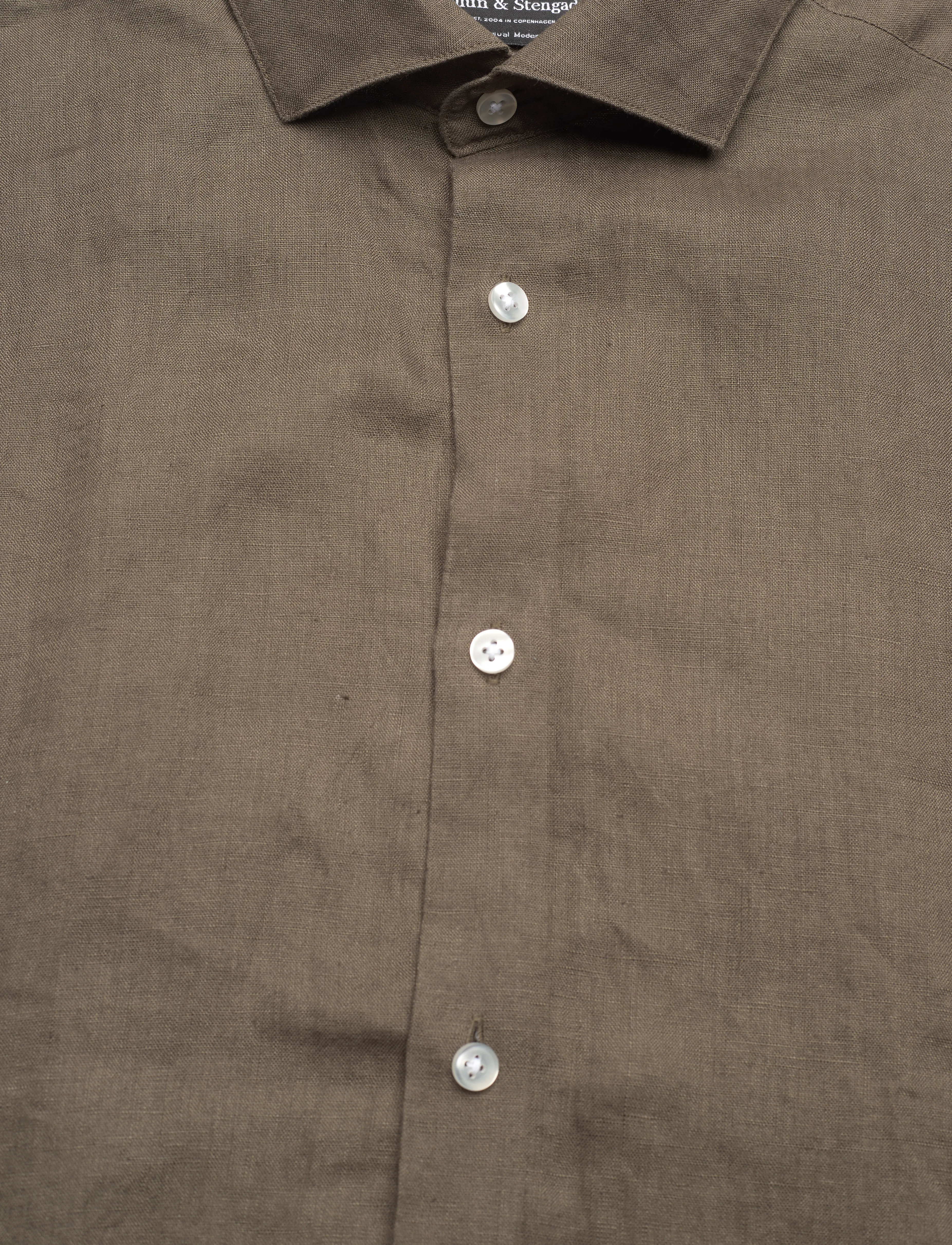 Bruun & Stengade - BS Bilbao Casual Modern Fit Shirt - army - 2