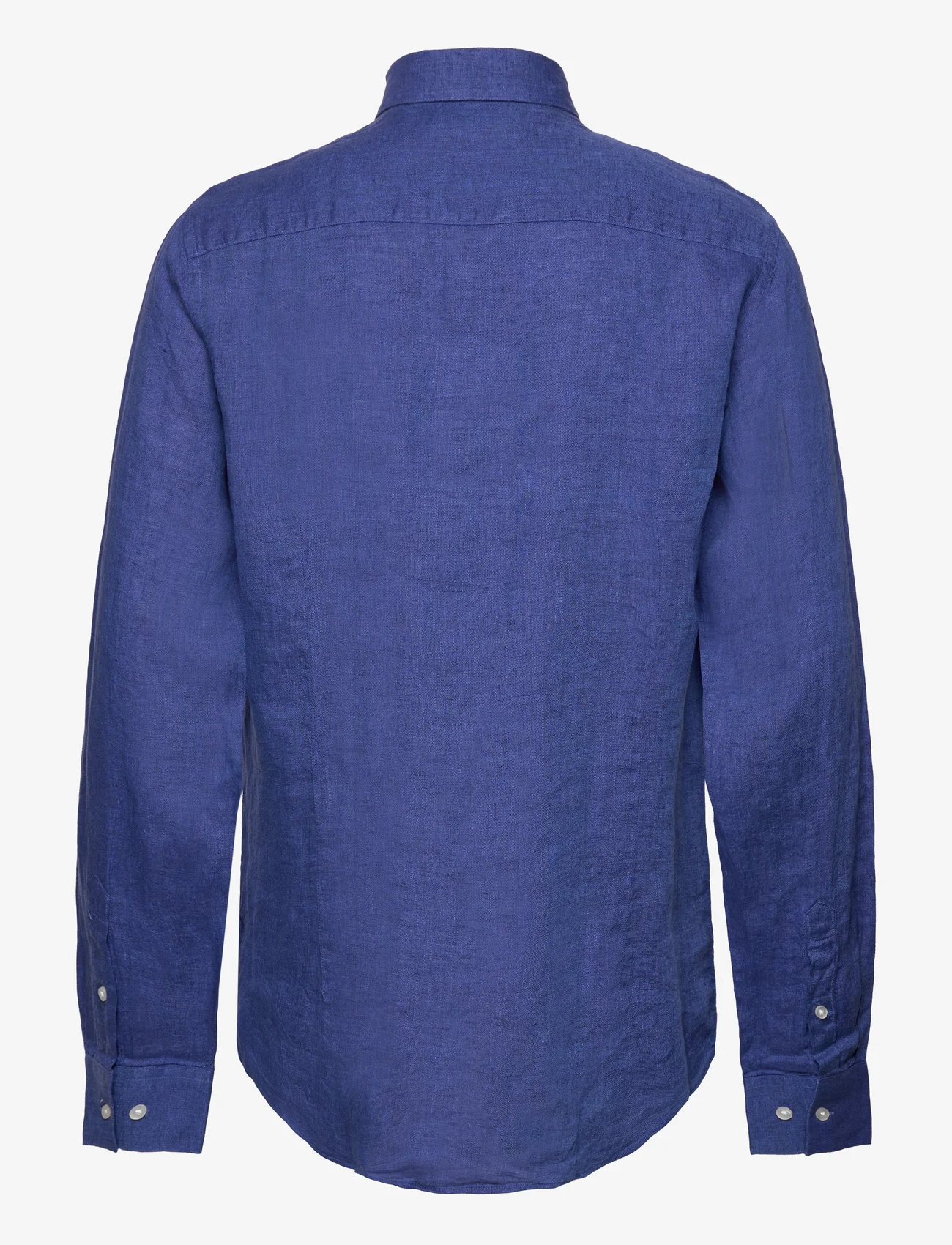 Bruun & Stengade - BS Bilbao Casual Modern Fit Shirt - linneskjortor - blue - 1