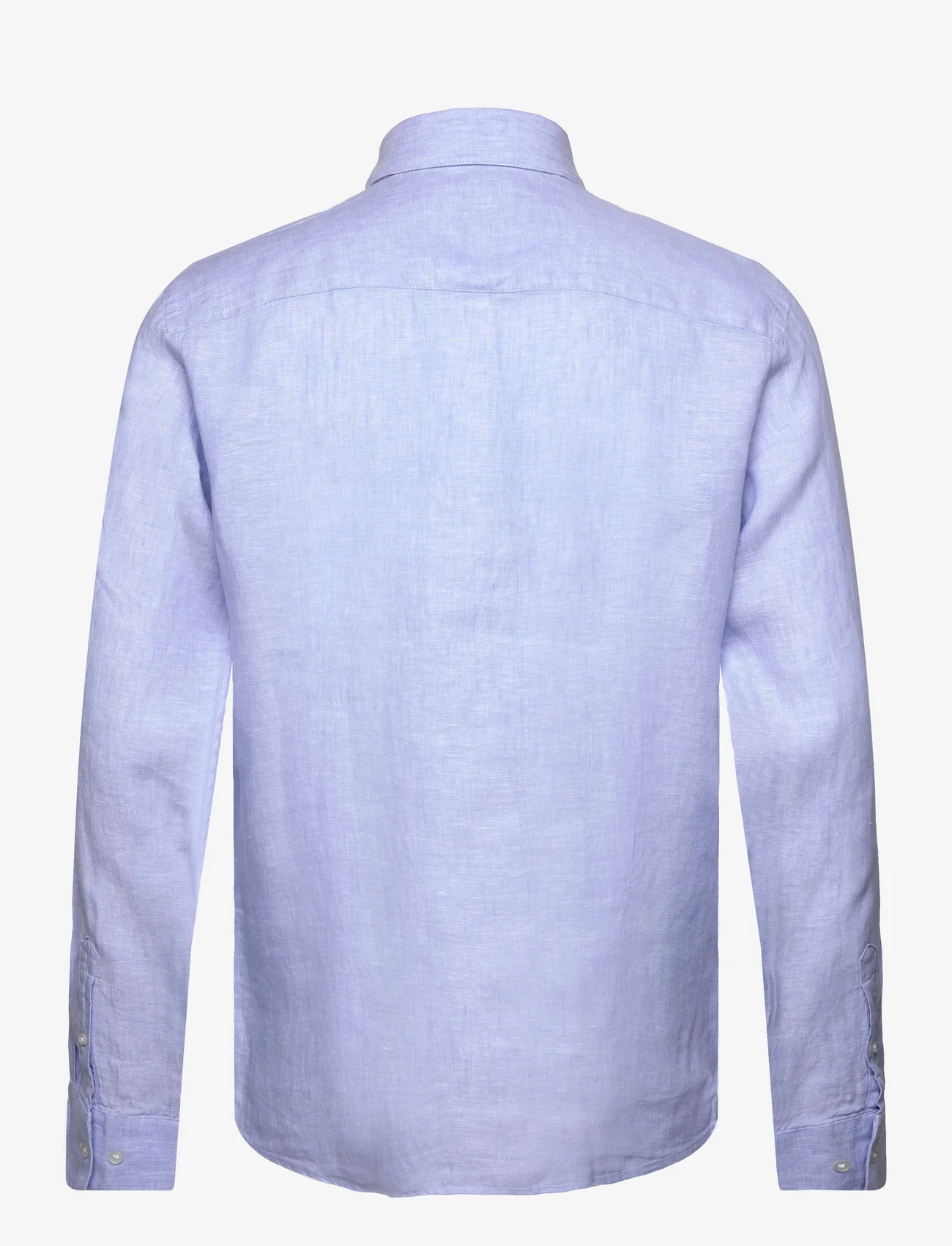 Bruun & Stengade - BS Bilbao Casual Modern Fit Shirt - linen shirts - light blue - 1