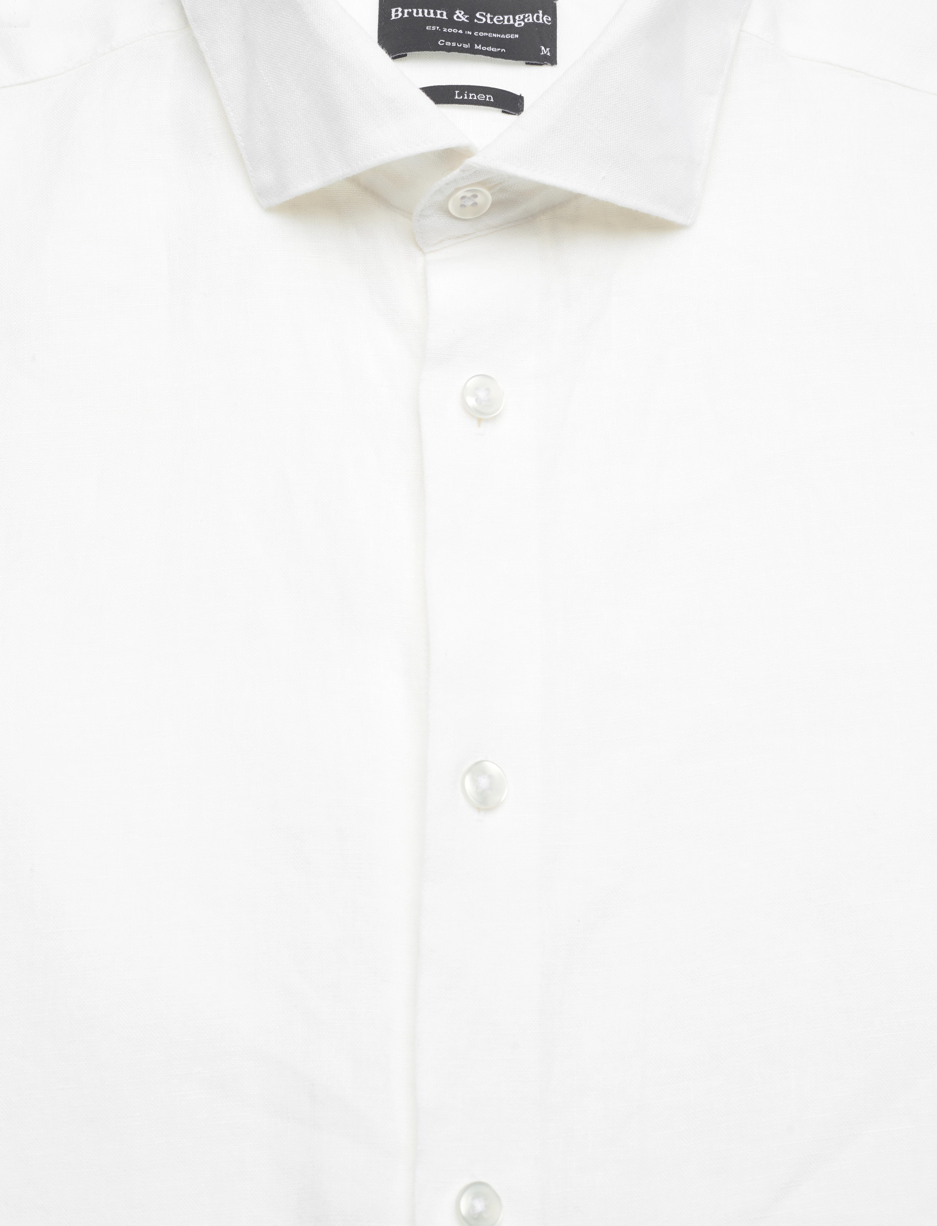 Bruun & Stengade - BS Bilbao Casual Modern Fit Shirt - white - 2