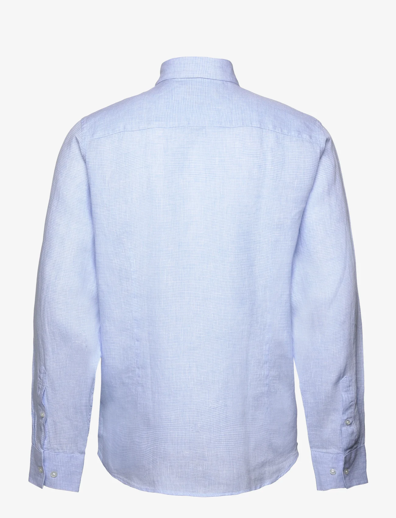 Bruun & Stengade - BS Toledo Casual Modern Fit Shirt - linen shirts - light blue - 1