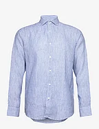 BS Malaga Casual Modern Fit Shirt - BLUE/WHITE
