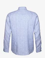 Bruun & Stengade - BS Malaga Casual Modern Fit Shirt - koszule lniane - blue/white - 1