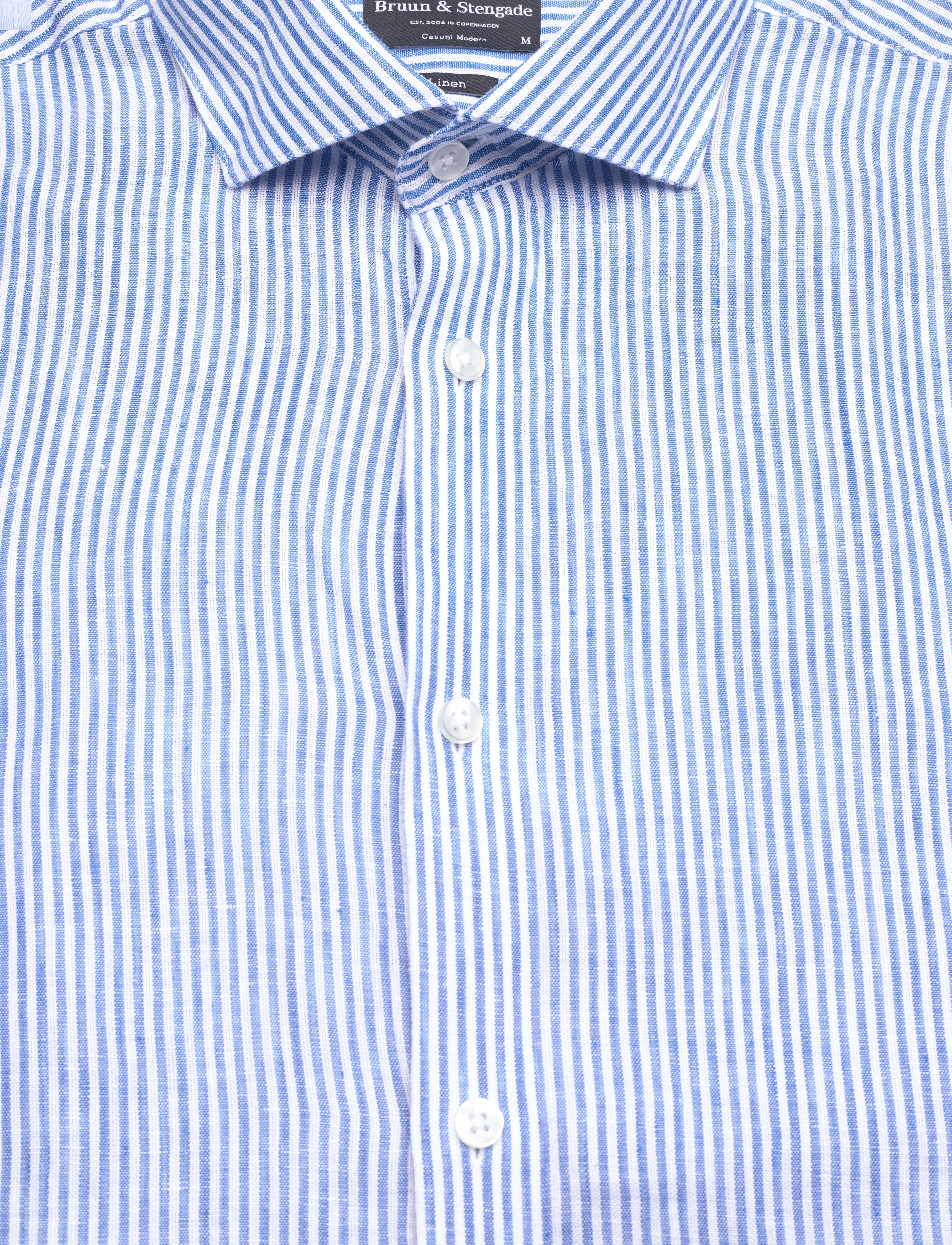 Bruun & Stengade - BS Malaga Casual Modern Fit Shirt - blue/white - 2