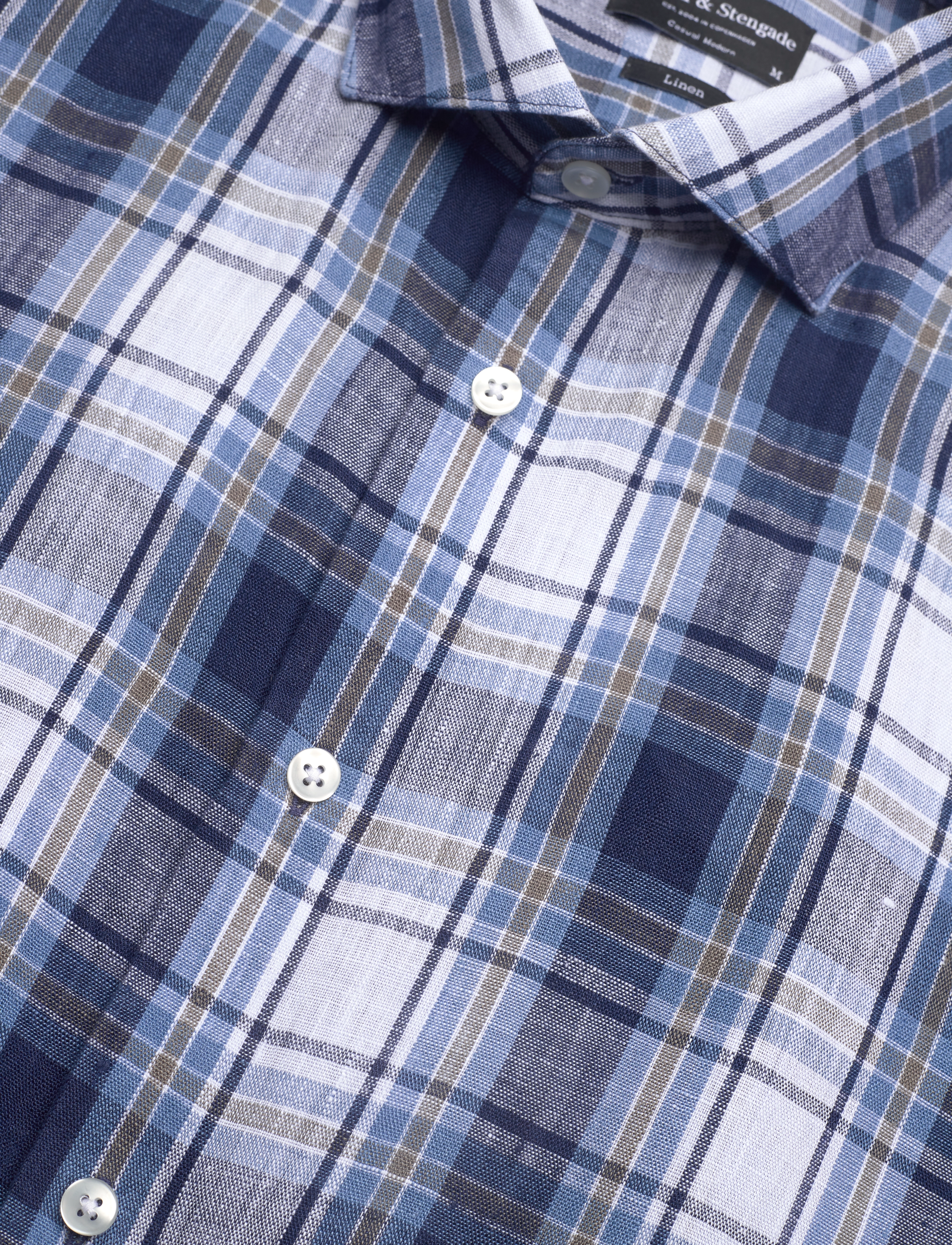 Bruun & Stengade - BS Leganés Casual Modern Fit Shirt - blue - 3