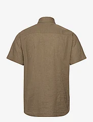 Bruun & Stengade - BS Gandia Casual Modern Fit Shirt - linen shirts - green - 1