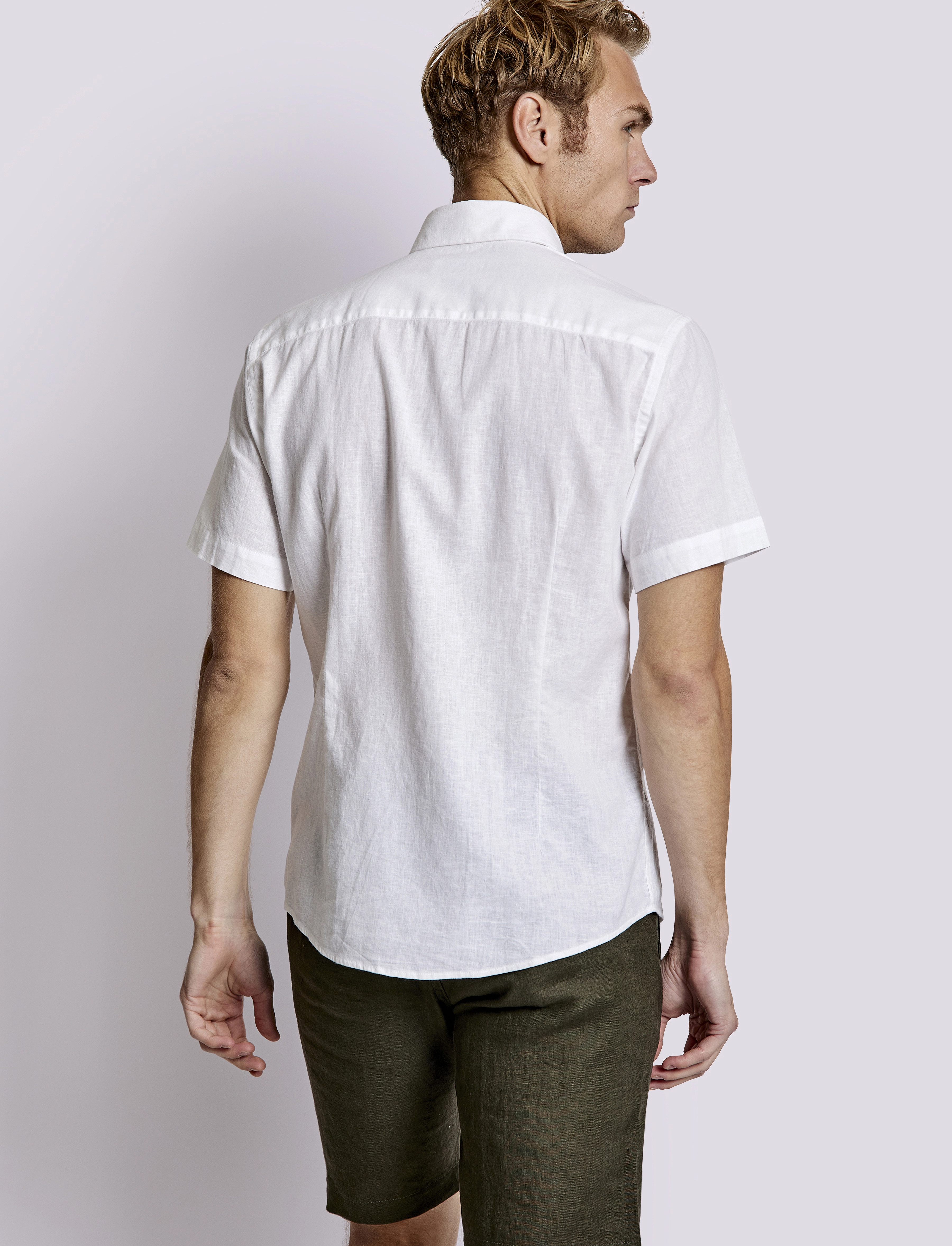 Bruun & Stengade - BS Gandia Casual Modern Fit Shirt - white - 4