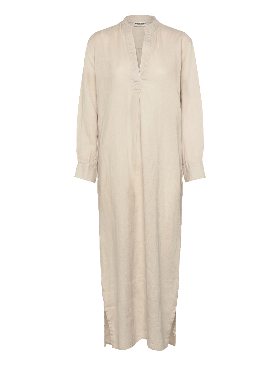 Bruun & Stengade - BS Catalina Dress - maksikleidid - beige - 1