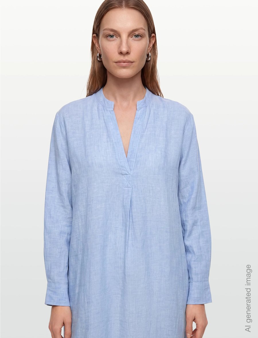 Bruun & Stengade - BS Catalina Dress - maksikleidid - light blue - 3