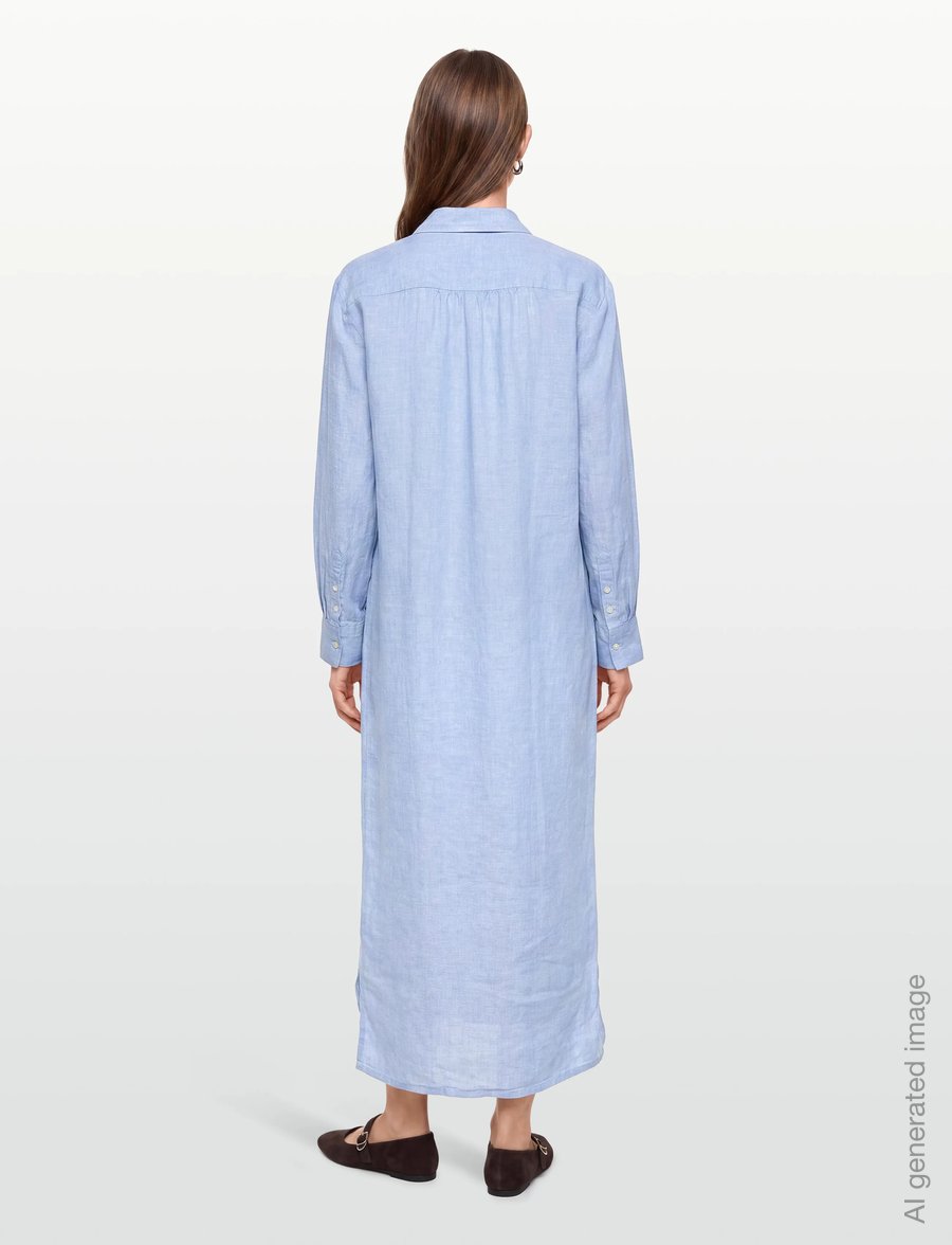 Bruun & Stengade - BS Catalina Dress - maksikleidid - light blue - 4