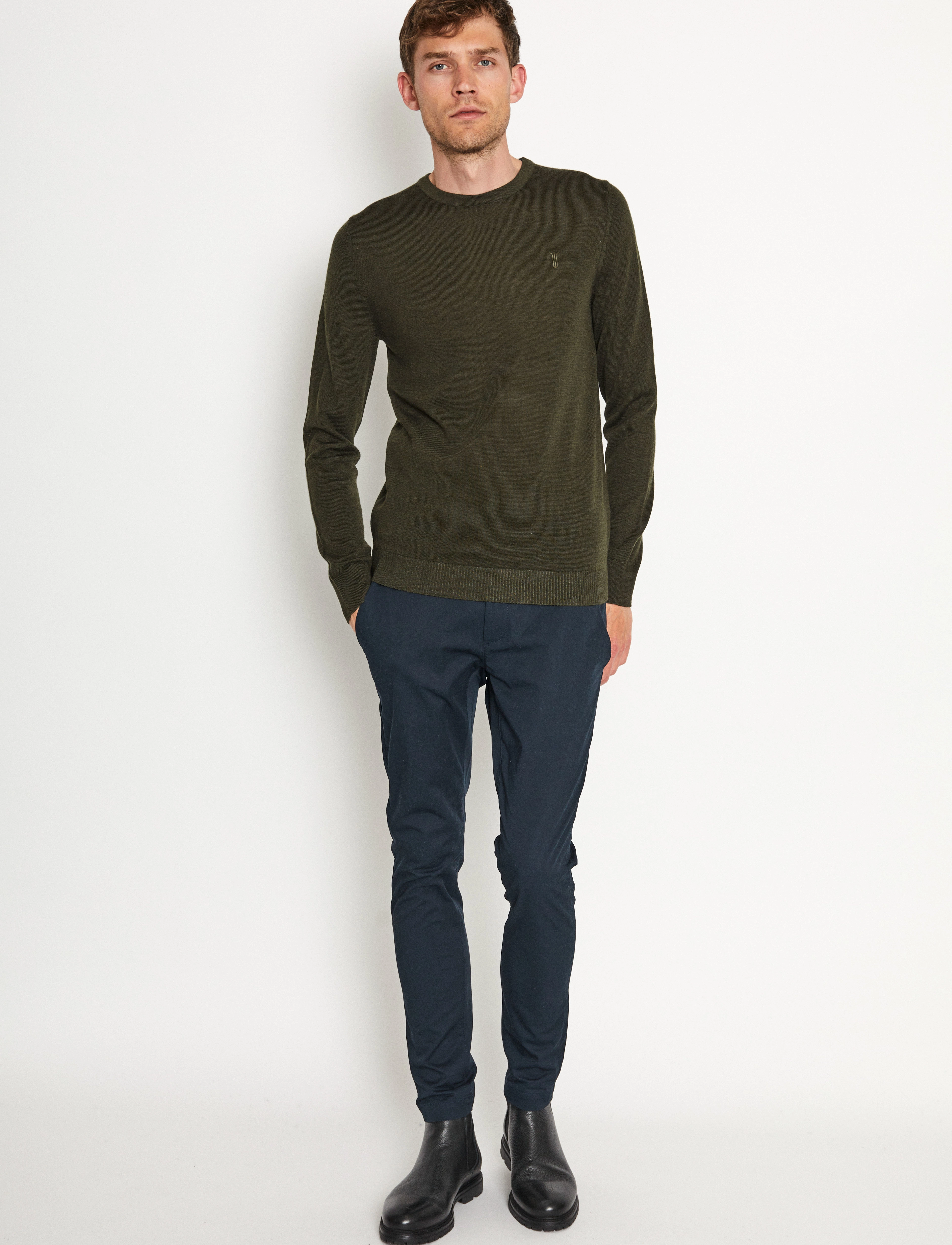 Bruun & Stengade - BS Jupiter Regular Fit Knitwear - green - 2